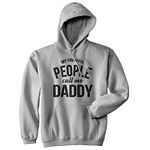 My Favorite People Call Me Papa Dad Grandma and Grandpa Hoodies Funny Family Sweatshirts, Heather Grey - Papa, M