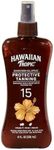 Hawaiian Tropic Protective Tanning Oil Spray Sunscreen SPF 15, 8oz | Tanning Sunscreen, Tanning Oil with SPF, Moisturizing Body Oil, Hawaiian Tropic Oil, Oxybenzone Free Outdoor Tanning Oil, 8oz