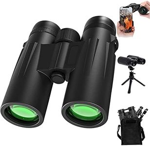 MiraPower 12X50 Binoculars for Adults with Tripod, Waterproof Compact Binoculars for Bird Watching, Hiking, Traveling, Hunting and Sports Events, Smart Phone Adaptor for Photography