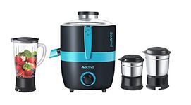 Activa Juicomatic Powerful 600 Watt Juicer Mixer Grinder With 3 Jar Comes With 2 Years Warranty, 600 Watts - Black