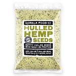 Gorilla Food Co. Organic Hulled (Shelled) Hemp Seeds - 400g