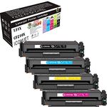 ICOMJET Compatible Toner Cartridge Replacement for HP 131X 131A CF210X CF210A CF211A CF212A CF213A Work for HP Laserjet Pro 200 Color M251n M251nw MFP M276n M276nw (Black Cyan Yellow Magenta, 4-Pack)