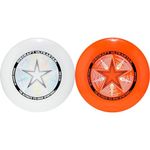 Discraft 175 Gram White Ultrastar Sport Disc & 175 Gram Orange Ultrastar Sport Disc