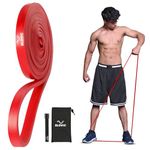 SLOVIC Resistance Bands for Men and Women(7-15Kg) | Resistance Band Set & Exercise Bands for Workout | Resistance Band for Pull Up | Gym Equipment for Home Workout| Natural and Unbreakable Rubber