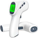 Ritalia® FOREHEAD THERMOMETER Digital thermometer for adults kids and baby - Infrared No touch Forehead sensors to measure temperature accurate and easy to use