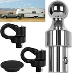 60692 Puck System Gooseneck Hitch Ball Kit, Compatible with 2013-2024 Ford F250 F350 F450, 2016-2024 GMC Sierra & Nissan Titan XD, Chevrolet Silverado, 30000lbs GTW/ 7500lbs VTW, with 2-5/16 in Ball