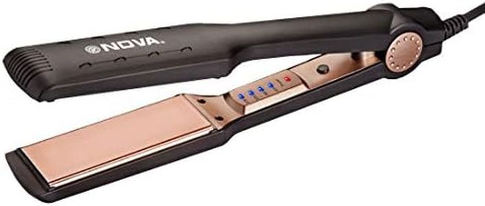 Nova NHS 901 Temperature Control Hair Straightner for Women (Black)