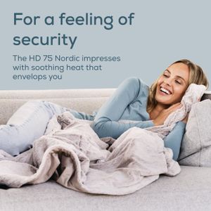 Beurer Electric Blanket, Nordic Beige, 180x130cm – Heated Throw