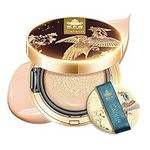 CATKIN X SUMMER PALACE Foundation for Mature Skin, Full Coverage Foundation with Lightweight and Breathable Formula, Refillable Cushion Foundation 13g*2(C02)