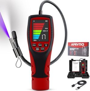Refrigerant Leak Detector, Aprvtio ALD-200 PRO Freon Leak Detector, 3000mAh Battery, Freon Sniffer Automotive Halogen Gas Leak Detector for R410A R22 R1234YF R600a R290 CFCs HCFCs HFCs