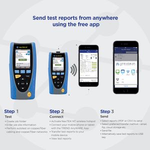 TREND Networks NaviTEK NT PLUS Network Tester – Ethernet Cable Diagnostic
