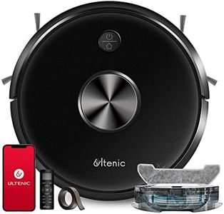 Ultenic D5s Pro Robot Vacuum Cleaner with Mop, 3000Pa Suction, Ultra Carpet Boost Technology, Wi-Fi/Alexa/App Control, Self-Charging Robotic Vacuum for Pet Hair Hard Floor Carpet