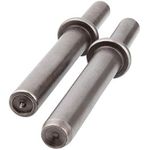 Heavy Duty 2pcs Rivet Set, Abuff Pneumatic Air Rivet Hammer Set for Shank 0.401 Chisel/Air Hammer Rivet Bits