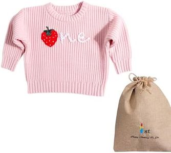 LeaLac First Birthday Outfit Girl One Sweater Baby Girl 1st Birthday Girl Outfit