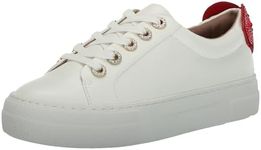 Betsey Johnson Women's Presley Sneaker, White Multi, 9.5