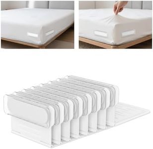 Fitted Sheet Holders for Corners - 8Pcs Heavy Duty Bed Lock Sheet Holders Keep Sheets Firm & Tight,Secure All Mattress Edges and Corners,No Loose Sheets,Easy Installation