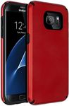 Case for Samsung Galaxy S7 Edge Case,Galaxy S7 Edge Case, Slim-fit Shockproof Anti-Scratch Anti-Fingerprint Protective Case Cover for Samsung Galaxy S7 Edge,Red