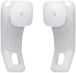 Curtain Track Glider Hooks White Plastic Integra Curtain Rail Track Hooks Slider for Window and Shower Curtain Pack of 20