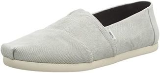 TOMS Men's Alpargata Plastic Flat Slippers, Gray, 7.5 AU