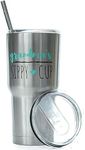 Grandma's Sippy Cup 30 oz. Stainless Steel Tumbler Value Pack - Proudly Screen Printed in the USA - Double Wall Vaccum Insulated