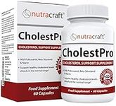 CholestPro #1 Cholesterol Supplement | Niacin, Beta Sitosterol (Plant Sterols), Policosanol, Guggul, Cayenne & Garlic | Cholestrol, Heart, Circulation & Energy Support | 60 Vege Capsules