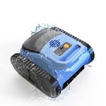 (2025 Upgrade) Pool Vacuum for Inground Pools, Robotic Pool Cleaner, Wall Climbing Pool Cleaner, Cleans Pool Floors, Walls & Waterline, Cleaning Up to 2100 Sq.ft, 180 Min