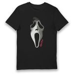 Ghost Face Adults Unisex T-Shirt Black