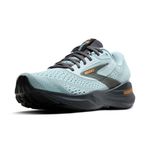 Brooks Men’s Adrenaline GTS 24 Supportive Running Shoe, Winter Sky/Ebony/Orange, 9 UK