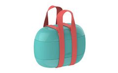 Alessi Food à Porter Portable Lunch Box, One Size, Light Blue