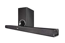 Denon DHT-S316 Soundbar and Wireless Subwoofer for Surround Sound, Bluetooth Sound Bar with Dolby Digital, DTS Decoding, Dialogue Enhancer, HDMI ARC, Wall Mountable, Music Streaming