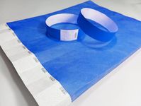 Tyvek Paper Wristbands (Deep Blue, Pack of 1000)