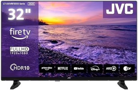 JVC LT-32VRF3555 Fernseher 32 Zoll Fire TV Full HD Smart TV HDR Fernseher mit Alexa Sprachsteuerung, Apple AirPlay und Triple Tuner, LED TV (2026)