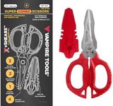 VamPLIERS. Super Combo Scissors Best Scissors!- Strong Titanium Steel Comfortable Soft Handles Multi Purpose Shears & Perfect for Cutting Paper, Fabric, Photos, More!