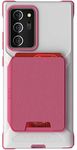 Ghostek Exec Magnetic Wallet Case for Note 20 Ultra with Card Holder and Accessories Heavy Duty Shockproof Protection Wireless Charging Compatible Cover 2020 Galaxy Note20 Ultra 5G (6.9 Inch) - (Pink)