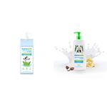 Mamaearth Milky Soft Shampoo With Oats, Milk And Calendula For Babies 400 Ml & Daily Moisturizing Natural Baby Lotion (400 Ml)