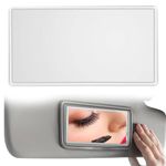 Car Sun Visor Mirror, Portable Self-Adhesive Seatback Mirror, Vehicle Cosmetic Makeup Mirror, Car Interior Rear View Cosmetic Mirror, Sun Visor HD Makeup Mirror, Auto Sun Visor HD Makeup Mirror