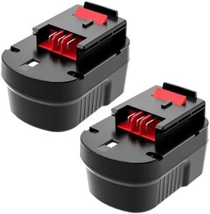 Upgraded to 3600mAh Replacement Battery Compatible with Black and Decker 12 Volt Battery HBP12 A1712 FS120B FSB12 HPB12 A12 A12-XJ A12EX FS120B FSB12 FS120BX Cordless Power Tools 2 Packs