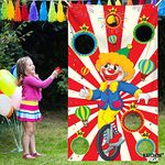 KatchOn, Big Carnival Toss Games Banner - 54 Inch | Carnival Theme Party Decorations, Circus Theme Party Decorations | Carnival Decorations, Circus Party Decorations | Circus Games for Kids Party