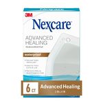 3M Nexcare Advanced Healing Waterproof Bandages: 3 in. x 4 in. / 6-Count (Clear)