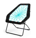 OCC Bungee Cord Dish Chair (Hexagon),Bunjo Chair High Intensity and Secure, Fun for Adults and Kids