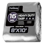 Patiobay Heavy Duty Tarp 8x10FT, 16