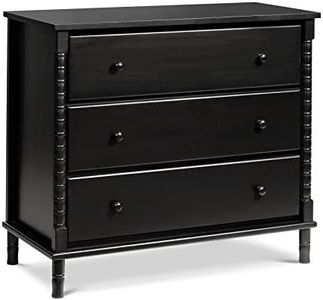 Davinci Jenny Lind Spindle 3-Drawer Dresser in Ebony