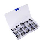 Electrolytic Capacitor, Capacitor Assortment Kit Capacitor Assorted Kit, 200pcs DIY with Box 0.1uF-220uF computer for electronic applications