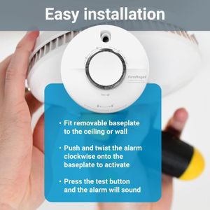 FireAngel Smoke and Carbon Monoxide Alarm – Dual Sensor Safety Detector