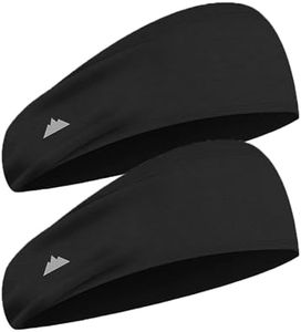 Tough Headwear Mens Sweat Headband - Cycling, Football, Baseball, Running Headbands for Working Out Men Sports - One Size Fits Most Athletic Headbands for Men/Women