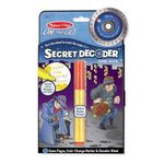Melissa & Doug on The Go Spy Mystery Secret Decoder Book with Decoder Wheel and Magic