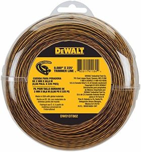 DEWALT DWO1DT802 String Trimmer Line, 225-Feet by 0.080-Inch, 3Pack (225-Feet)