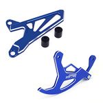 Rear Brake Disc Guard+Front Sprocket Cover Guard Protector CNC for YZ250 2006-2021 / YZ250F 2006-2013 / YZ450F 2006-2013 / YZ250X 2016-2021 / WR250F 2006-2014 / WR450F 2007-2015