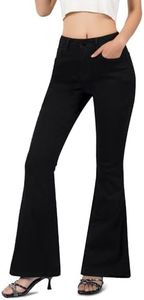 VIPONES Women's Flare Bell Bottom Jeans High Waisted Bootcut Wide Leg Jeans Stretchy Denim Pants,105, 6