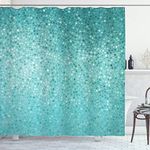 Ambesonne Dot Shower Curtain, Moder